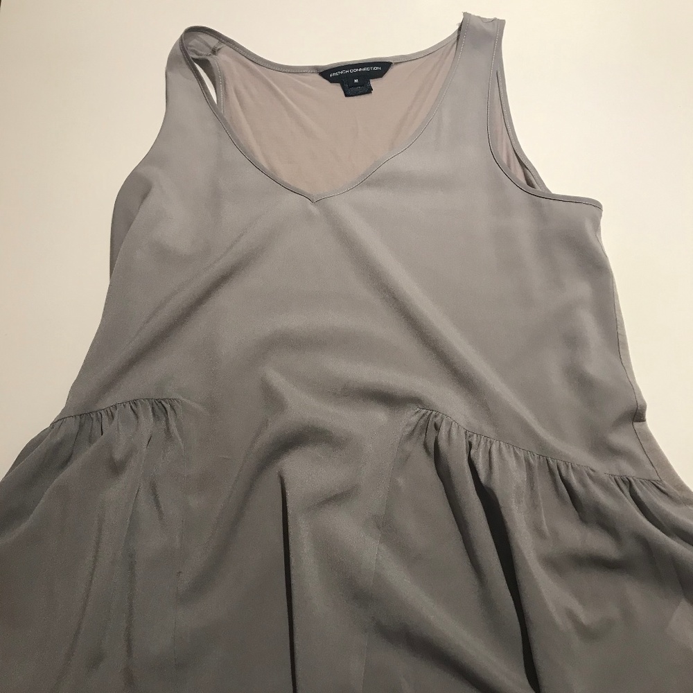 Grey French Connection Tank Top Size Medium